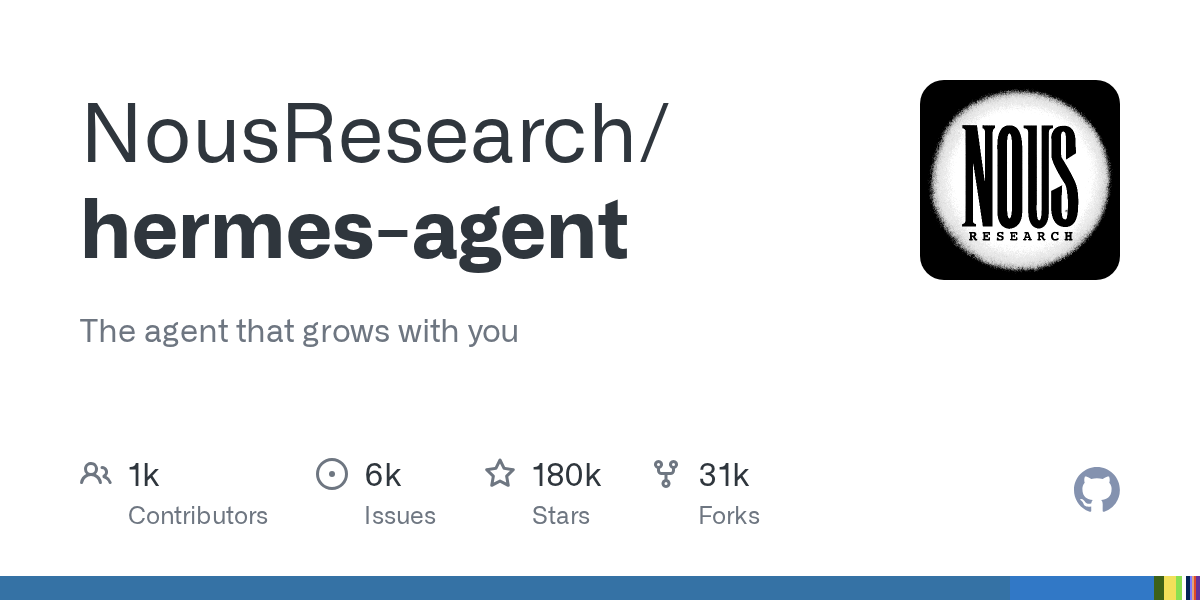 Hermes Agent en GitHub